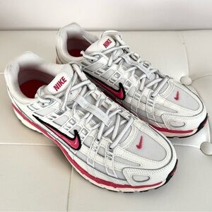 Nike P-6000 White and Pink Athletic Shoes